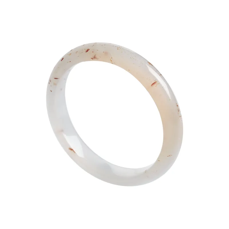 Phoenisess Natural Chalcedony Bangles Women's-8