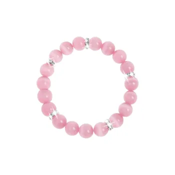 WINGSTOP Glass Cat Eye Jade Bracelets Unisex