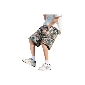 JIMI&JONS Casual Shorts Unisex Embroidered Person