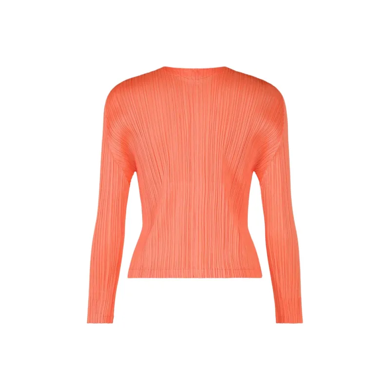 PLEATS PLEASE ISSEY MIYAKE Jackets & Coats Women's Coral Orange-1
