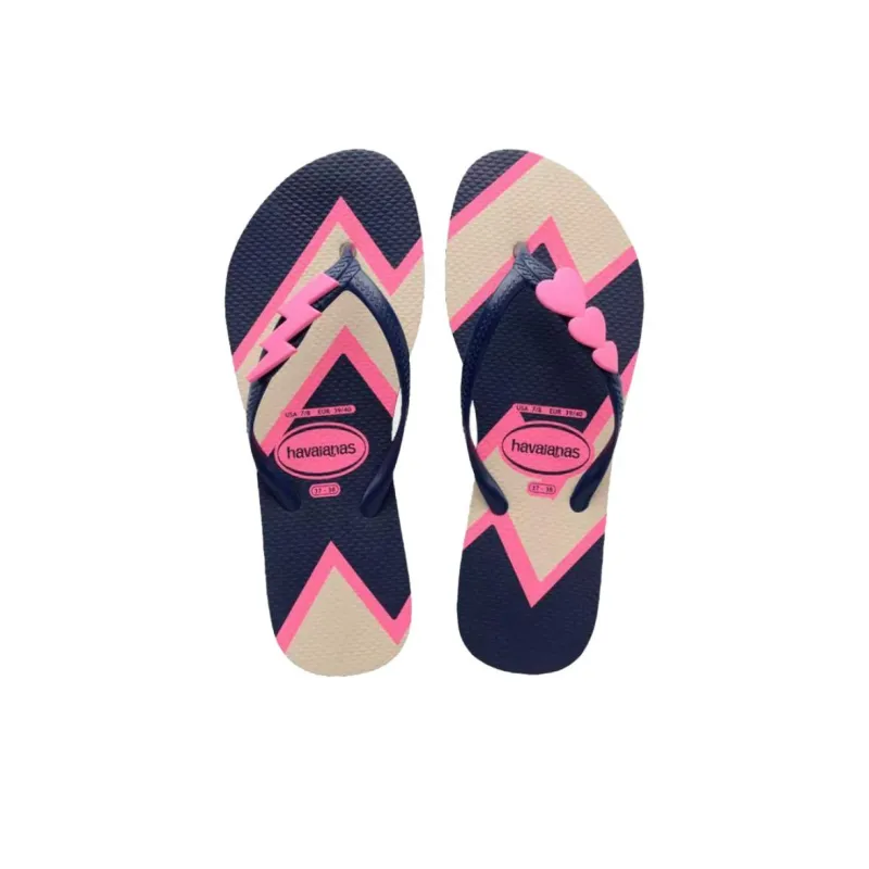Havaianas Rubber Sole Abrasion Resistant Flip Flops Women's Black-2