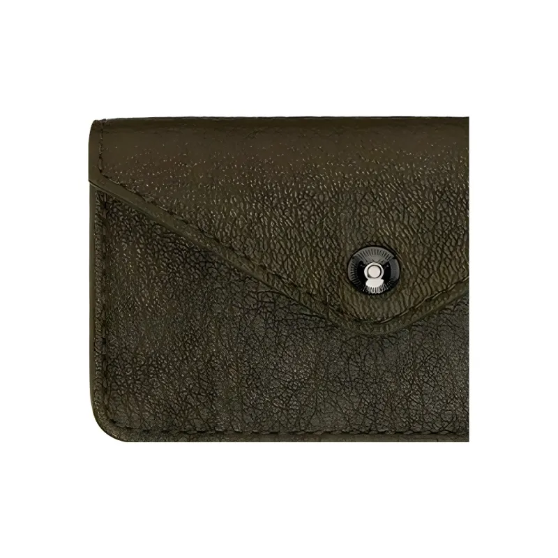 Lemaire Goatskin Card Holder Unisex Khaki-3