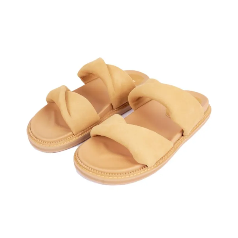 ALIAS MAE Rubber Sole Slip Resistant Odor Resistant Slide Slippers Women's-6