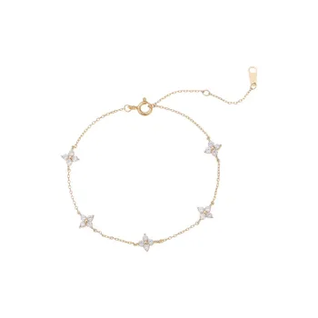 MAXTHINK 925 Sterling Silver Bracelets Women's Gold/Silver/Rose Gold