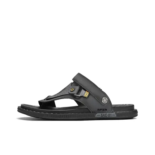 AIPSEN Beach Sandals Men's Gray