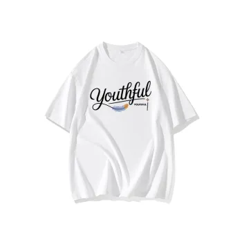 FAIRWHALE Drop Shoulder Sleeve T Shirt Women's