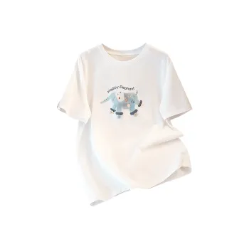 Cypress House Drop Shoulder Sleeve T Shirt Women's White