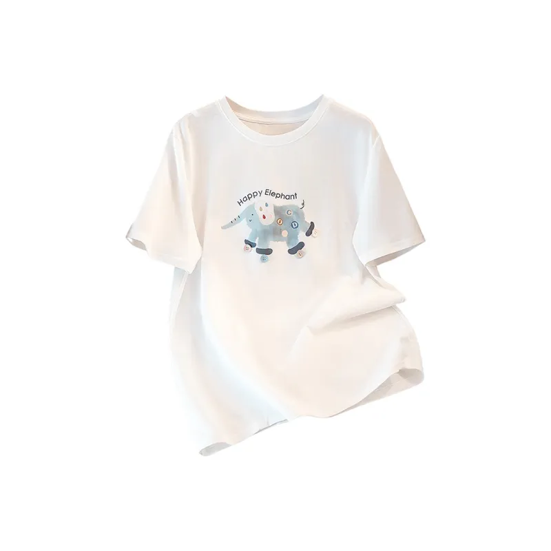 Cypress House Drop Shoulder Sleeve T Shirt Women's White-0