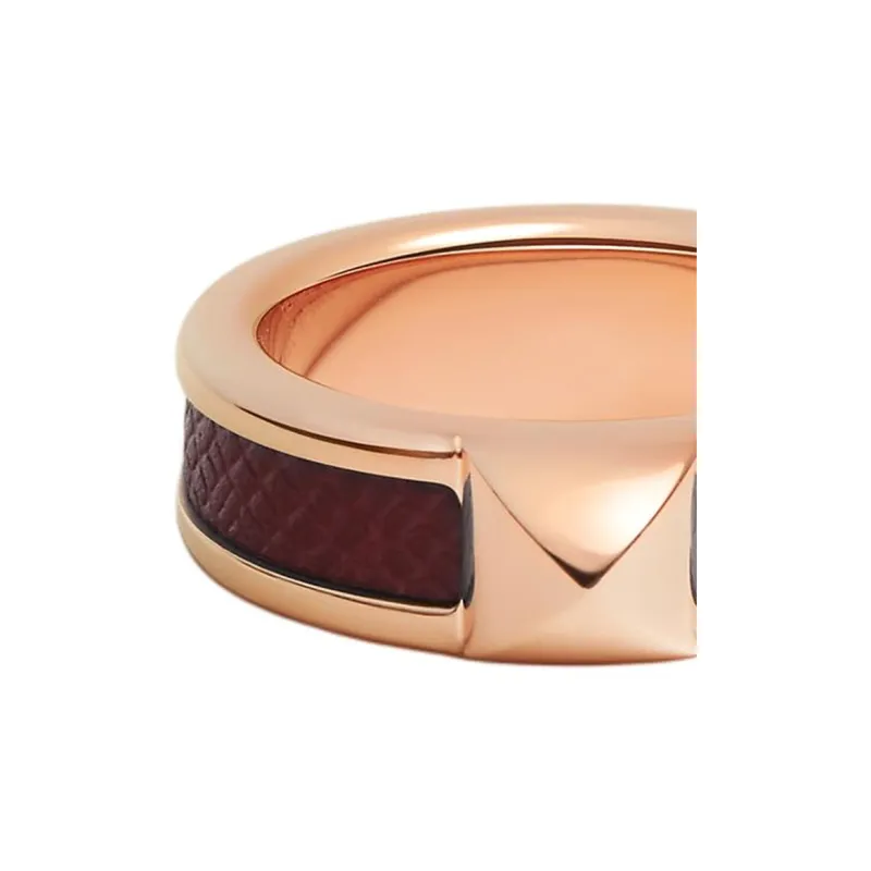 HERMES Metal Rings Women's Rose Gold-2
