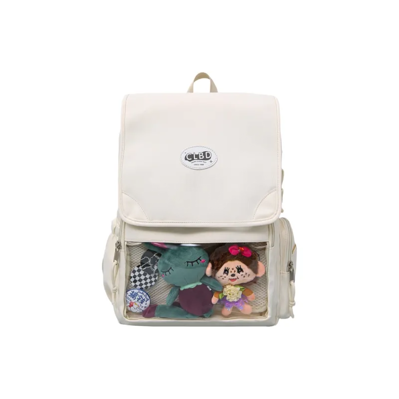Yalu Nylon With PVC Backpack Unisex Multicolor-3