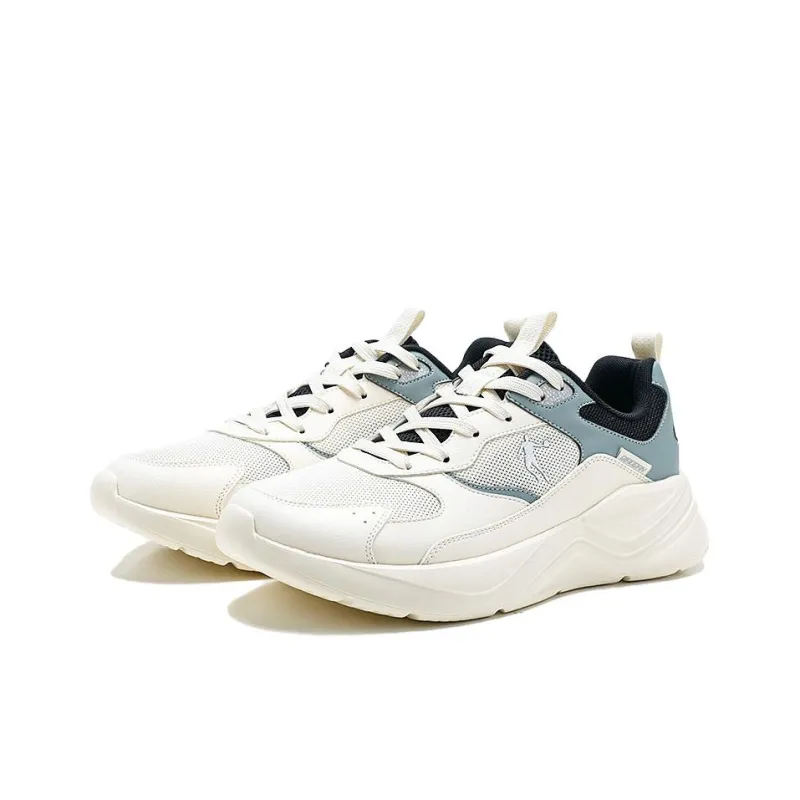 QIAODAN Slip Resistant, Abrasion Resistant, Lightweight Low Top Casual Shoes Men's Greige-2