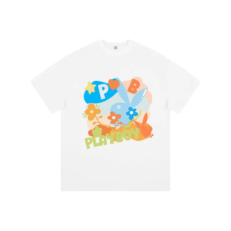 Playboy Short Sleeved T Shirts Unisex-0
