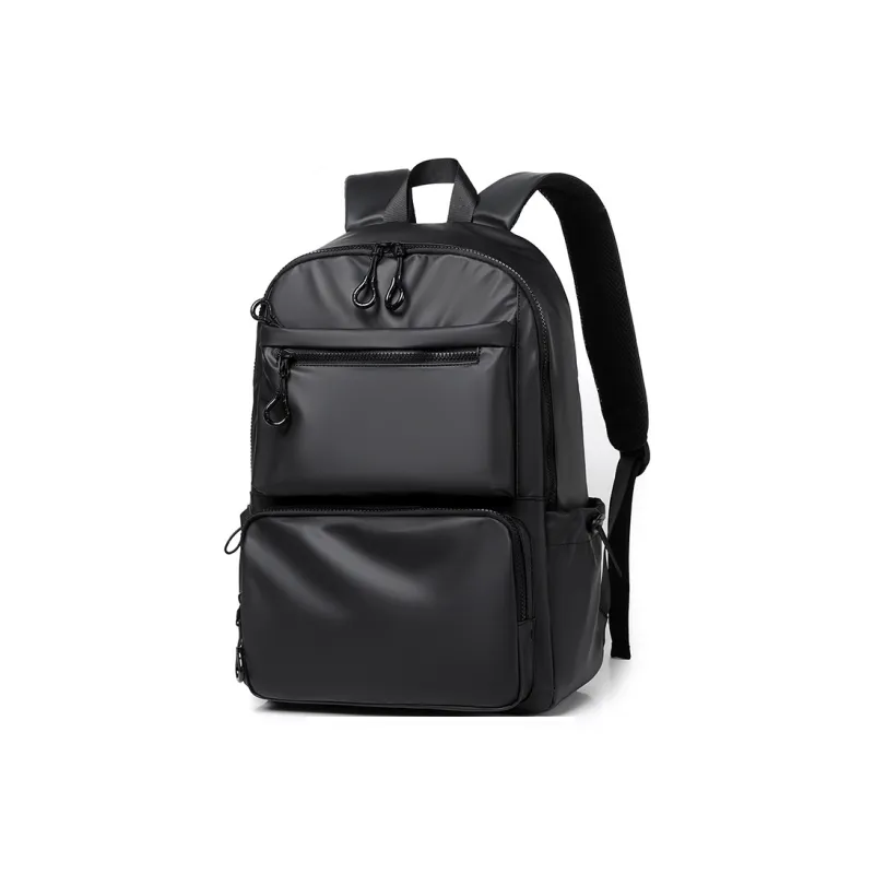 H YXIANG Oxford Fabric Backpack Men's Black/Gray/Blue-3