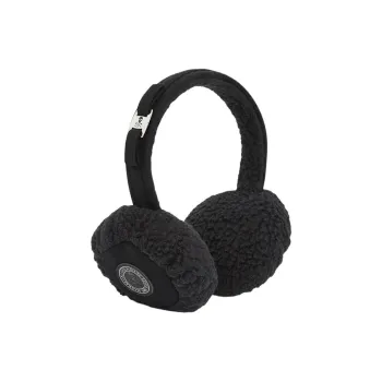 MARK & LONA Artificial Leather, Polyester Earmuffs Women's Black