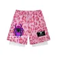 Pink Leopard Print Mock Two-Piece Rose Spider
