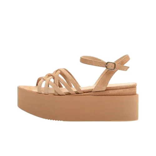 Paloma Barceló One Strap Sandals 8cm Women's Beige