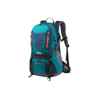 KANTANZHE Outdoor Bags Imported Cologne Fabric 50L Peacock Blue Unisex