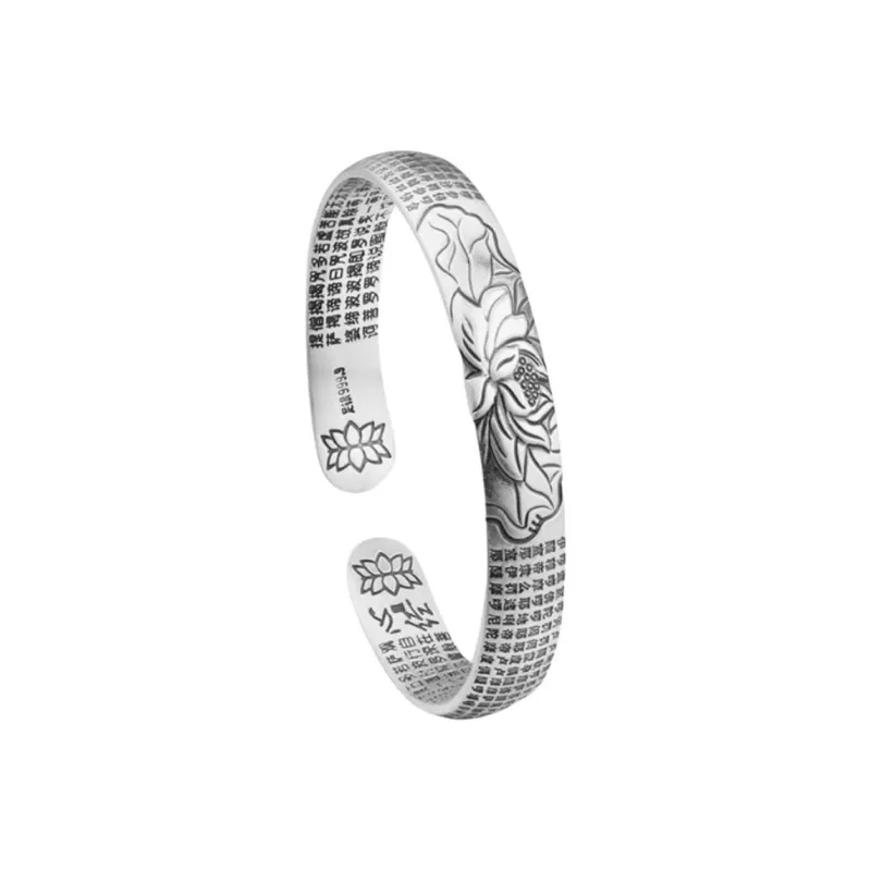 FUYUFU 999 Fine Silver Bangles Women's-0