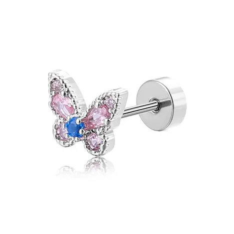 KwOnline Copper Stud Earrings Women's-1