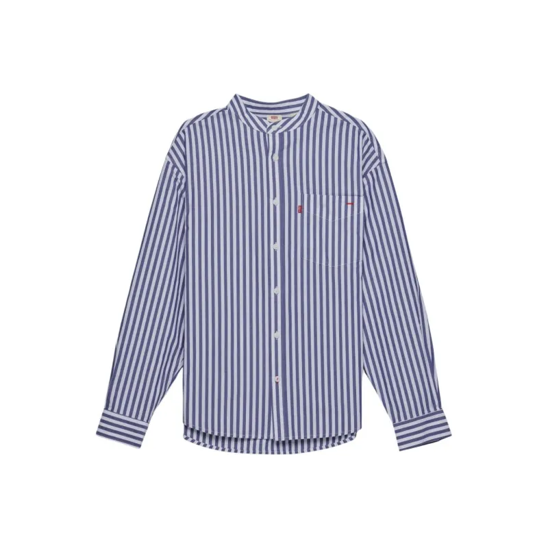 Levis Shirts Men Blue/White-0