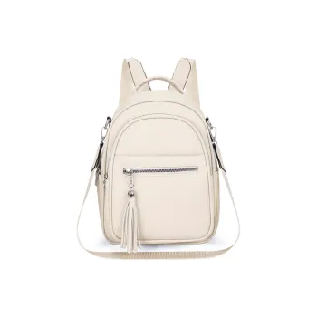 Cwatcun PU Backpack Women's Ecru/Black/Khaki/Pink