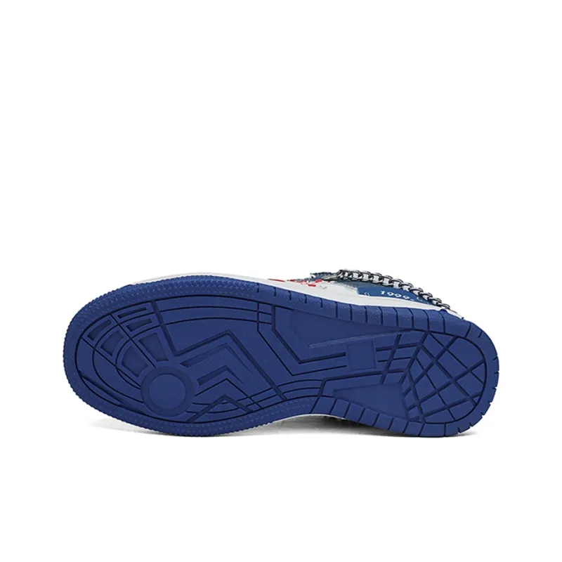 BEN SHERMAN Coverage Slip Resistant And Abrasion Resistant Low Top Skateboard Shoes Unisex-7