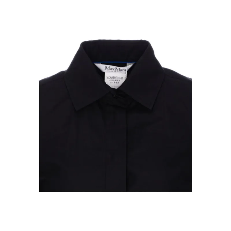 MaxMara Ragni Cut Out Button Up Shirt-2