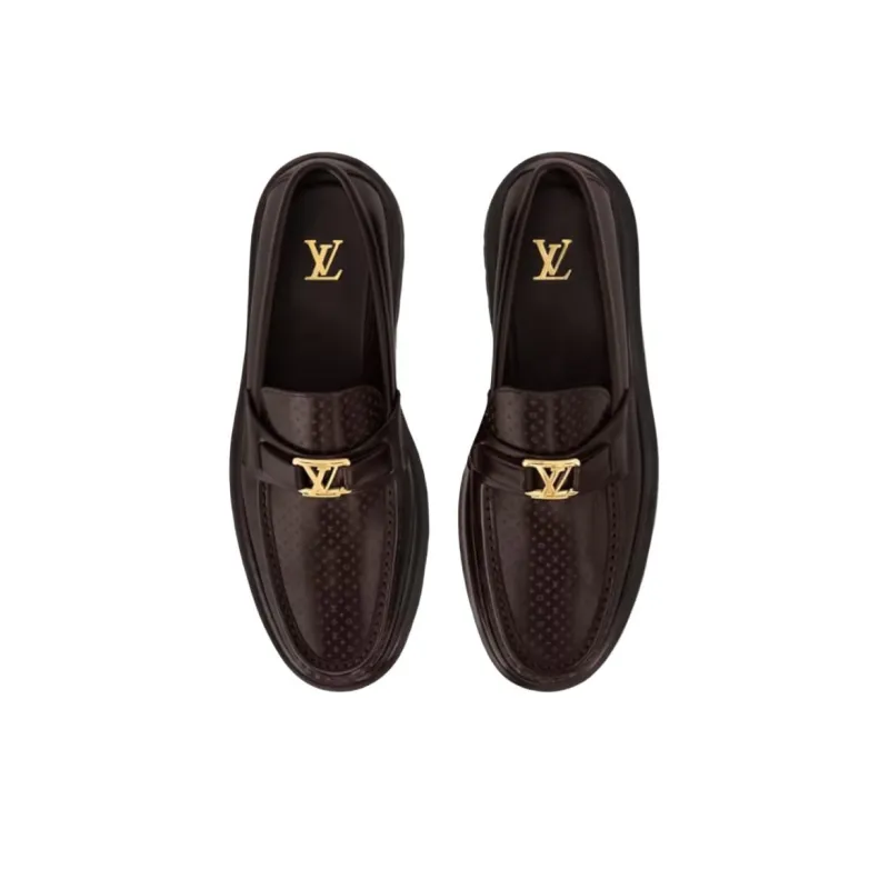 LOUIS VUITTON Major Loafers Men's Umber-3