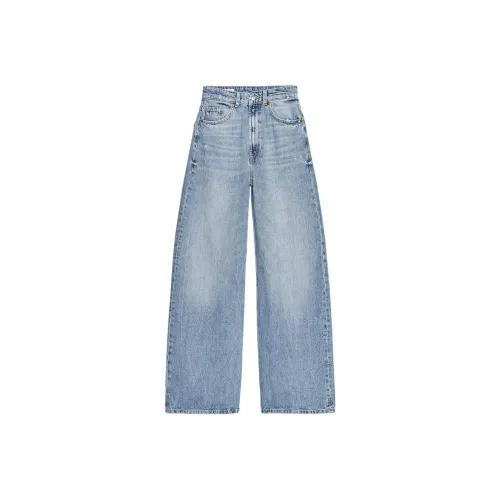 ZARA Trf Jeans Women's Light Blue