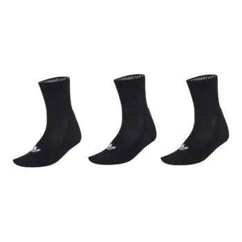 Adidas Originals Quarter 3 Back Stripes Socks 3 Pairs