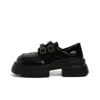 SHUXIAOBEI Loafers Women's Black