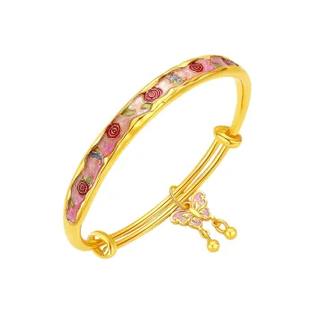 JOLLY SEASONS S999 Fine Silver Bangles Women's