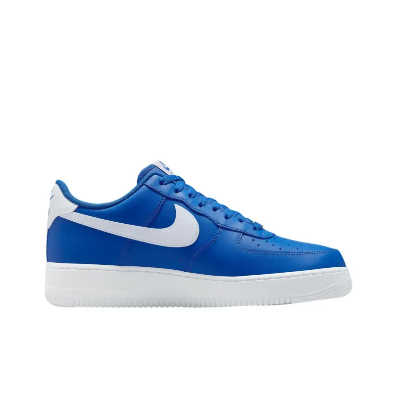Nike Air Force 1 Anti Slip Wear Resistant Low Top Skateboard Shoes Unisex Collegiate Blue-1