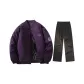 Clothing Set (Purple Top+Black Pants)