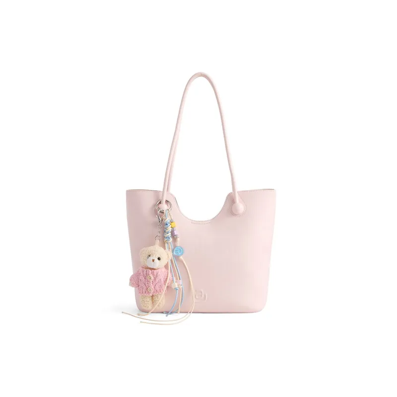 JACD PU Shoulder Bag Women's White/Pink-5
