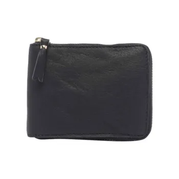 CDG Calfskin Wallet Women's Black