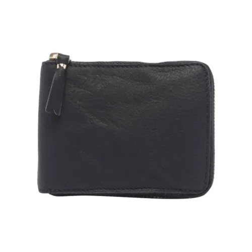 CDG Calfskin Wallet Women's Black