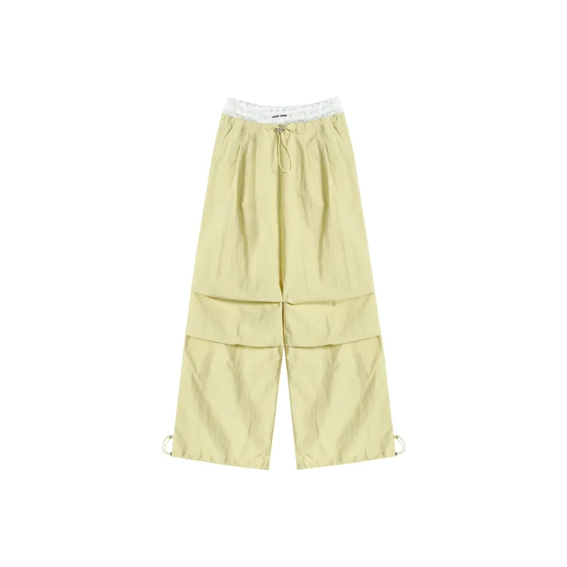 HTHK Casual Pants Women's Navy Blue/Yellow/Pink/Black-62