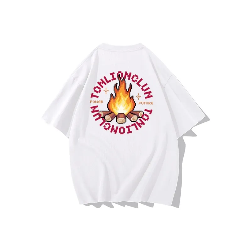 Tonlion T Shirts Unisex-11