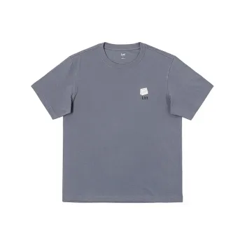 Lee T Shirts Men Iron Gray