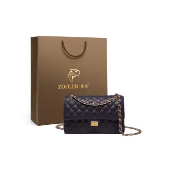 ZOOLER Cow Leather Shoulder Bag Women's Black
