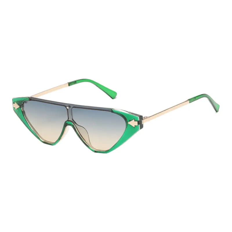 SOMAN Metal Irregular Shape Sunglasses Unisex-12