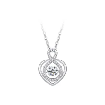 Nine Music 925 Sterling Silver Necklaces Women's