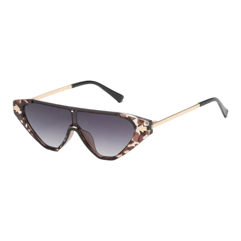SOMAN Metal Irregular Shape Sunglasses Unisex-8