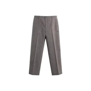 ZARA Suit Trousers Men Gray