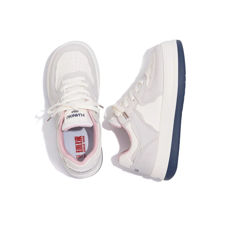 HUANQIU Wear resistant And Lightweight Low Top Skateboard Shoes Women's Aqua-4