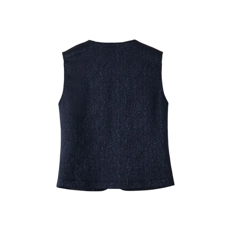 Late White Vests Women's Royal Blue-1