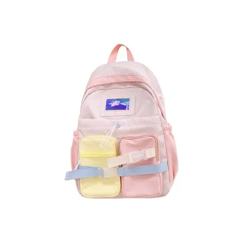 Yalu Nylon Backpack Unisex Multicolor