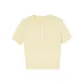 Light Cream-Short-Sleeved Cardigan