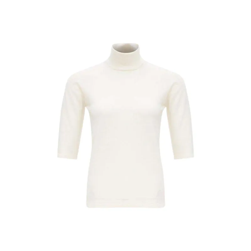 MaxMara High Neck Half Sleeved Jumper-0